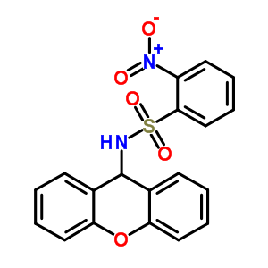 Benzenesulfonamide,2-nitro-n-9h-xanthen-9-yl-Structure,7473-50-9Structure Benzenesulfonamide,2-nitro-n-9h-xanthen-9-yl- Structure,7473-50-9Structure