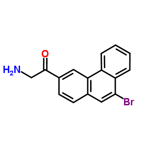 2-氨基-1-(9-溴-3-菲)-乙酮結構式_7473-74-7結構式