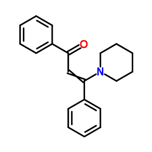 1,3-Diphenyl-3-(1-piperidyl)prop-2-en-1-oneStructure,7477-68-1Structure 1,3-Diphenyl-3-(1-piperidyl)prop-2-en-1-one Structure,7477-68-1Structure