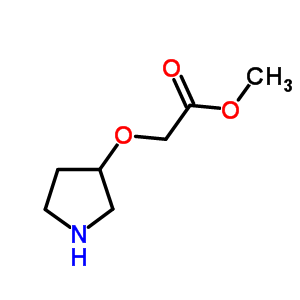 (Pyrrolidin-3-yloxy)-acetic acid methyl esterStructure,748797-11-7Structure (Pyrrolidin-3-yloxy)-acetic acid methyl ester Structure,748797-11-7Structure