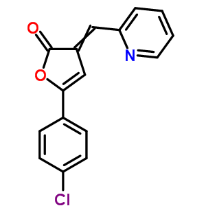 2(3H)-furanone,5-(4-chlorophenyl)-3-(2-pyridinylmethylene)-Structure,7500-09-6Structure 2(3H)-furanone,5-(4-chlorophenyl)-3-(2-pyridinylmethylene)- Structure,7500-09-6Structure