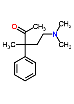 5-Dimethylamino-3-methyl-3-phenyl-pentan-2-oneStructure,7500-13-2Structure 5-Dimethylamino-3-methyl-3-phenyl-pentan-2-one Structure,7500-13-2Structure