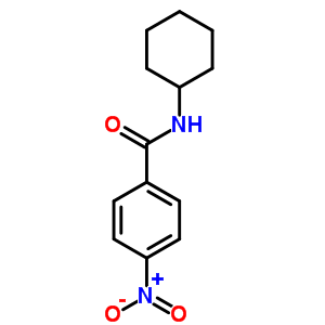 N-環(huán)己基-4-硝基-苯甲酰胺結(jié)構(gòu)式_7506-46-9結(jié)構(gòu)式