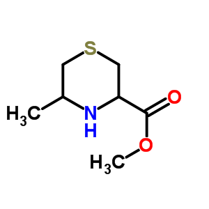 Methyl 5-methylthiomorpholine-3-carboxylateStructure,75364-92-0Structure Methyl 5-methylthiomorpholine-3-carboxylate Structure,75364-92-0Structure