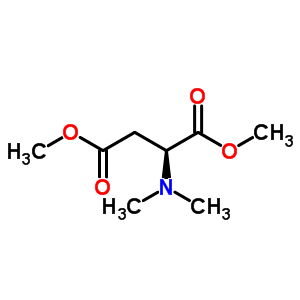 L-N,N-二甲基天冬氨酸二甲酯結(jié)構(gòu)式_7545-54-2結(jié)構(gòu)式