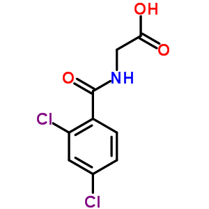 (2,4-Dichloro-benzoylamino)-acetic acidStructure,7554-79-2Structure (2,4-Dichloro-benzoylamino)-acetic acid Structure,7554-79-2Structure