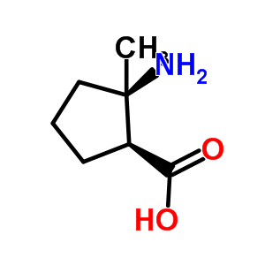 (1r,2s)-rel-(9ci)-2-氨基-2-甲基-環(huán)戊烷羧酸結(jié)構(gòu)式_756450-21-2結(jié)構(gòu)式