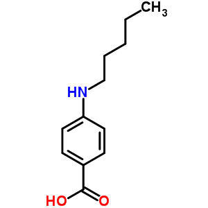 4-(Pentylamino)benzoic acidStructure,75681-60-6Structure 4-(Pentylamino)benzoic acid Structure,75681-60-6Structure