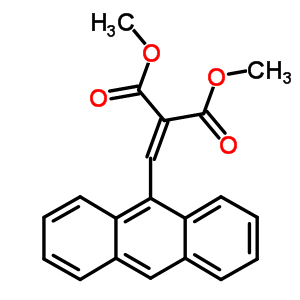 Dimethyl 2-(anthracen-9-ylmethylidene)propanedioateStructure,7599-09-9Structure Dimethyl 2-(anthracen-9-ylmethylidene)propanedioate Structure,7599-09-9Structure