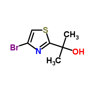 4-Bromo-2-(2-hydroxyprop-2-yl)-1,3-thiazoleStructure,761447-63-6Structure 4-Bromo-2-(2-hydroxyprop-2-yl)-1,3-thiazole Structure,761447-63-6Structure