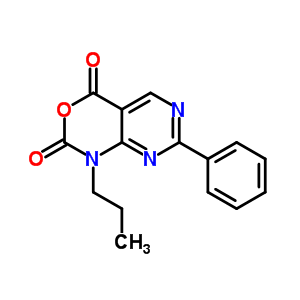 7-Phenyl-1-propyl-1h-pyrimido[4,5-d][1,3]oxazine-2,4-dione Structure,76360-59-3Structure