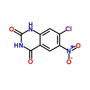 7-Chloro-6-nitro-1h-quinazoline-2,4-dioneStructure,76822-66-7Structure 7-Chloro-6-nitro-1h-quinazoline-2,4-dione Structure,76822-66-7Structure