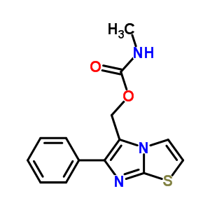 (9CI)-6-苯基-咪唑并[2,1-b]噻唑-5-甲醇 甲基氨基甲酸酯 (酯)結(jié)構(gòu)式_76919-52-3結(jié)構(gòu)式