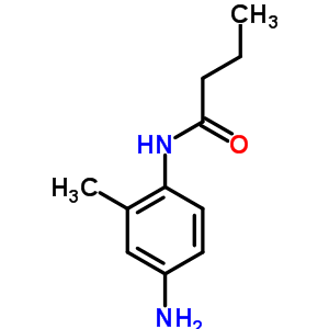 N-(4-氨基-2-甲基苯基)丁酰胺結(jié)構(gòu)式_769928-20-3結(jié)構(gòu)式
