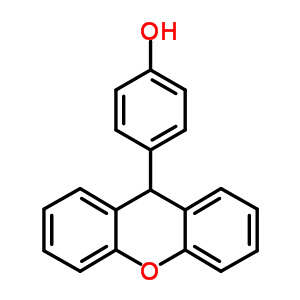 Phenol,4-(9h-xanthen-9-yl)-Structure,77273-75-7Structure Phenol,4-(9h-xanthen-9-yl)- Structure,77273-75-7Structure