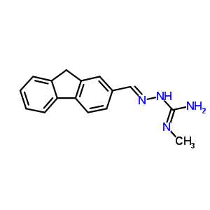 Hydrazinecarboximidamide, 2-(9h-fluoren-2-ylmethylene)-n-methyl-, monohydrochlorideStructure,77476-03-0Structure Hydrazinecarboximidamide, 2-(9h-fluoren-2-ylmethylene)-n-methyl-, monohydrochloride Structure,77476-03-0Structure