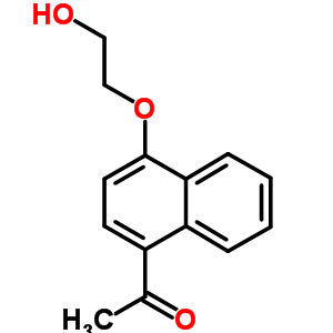 4-(2-Hydroxyethoxy)-1-naphthalenylethanoneStructure,7770-79-8Structure 4-(2-Hydroxyethoxy)-1-naphthalenylethanone Structure,7770-79-8Structure