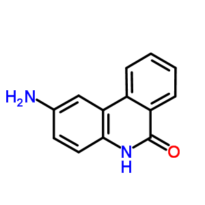 2-Aminophenanthridin-6(5h)-oneStructure,78256-05-0Structure 2-Aminophenanthridin-6(5h)-one Structure,78256-05-0Structure