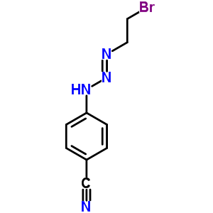 4-(2-(2-Bromoethylimino)hydrazinyl)benzonitrileStructure,78604-20-3Structure 4-(2-(2-Bromoethylimino)hydrazinyl)benzonitrile Structure,78604-20-3Structure