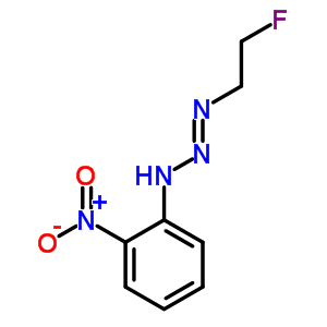 N-(2-氟乙基二氮雜烯)-2-硝基-苯胺結構式_78604-33-8結構式