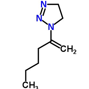 1H-1,2,3-triazole,4,5-dihydro-1-(1-methylenepentyl)-Structure,78827-49-3Structure 1H-1,2,3-triazole,4,5-dihydro-1-(1-methylenepentyl)- Structure,78827-49-3Structure