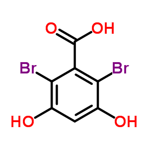 2,6-Dibromo-3,5-dihydroxybenzoic acidStructure,79200-80-9Structure 2,6-Dibromo-3,5-dihydroxybenzoic acid Structure,79200-80-9Structure