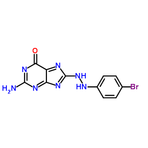 6H-purin-6-one, 2-amino-8-((4-bromophenyl)azo)-1,7-dihydro-Structure,79953-02-9Structure 6H-purin-6-one, 2-amino-8-((4-bromophenyl)azo)-1,7-dihydro- Structure,79953-02-9Structure