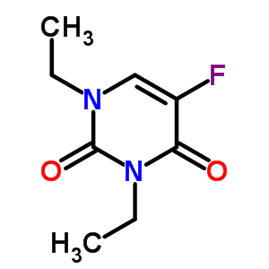 2,4(1H,3h)-pyrimidinedione,1,3-diethyl-5-fluoro-Structure,80115-67-9Structure 2,4(1H,3h)-pyrimidinedione,1,3-diethyl-5-fluoro- Structure,80115-67-9Structure