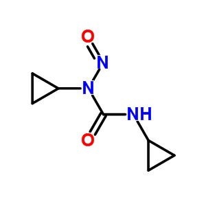 1,3-Dicyclopropyl-1-nitroso-ureaStructure,80413-75-8Structure 1,3-Dicyclopropyl-1-nitroso-urea Structure,80413-75-8Structure
