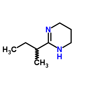 Pyrimidine,1,4,5,6-tetrahydro-2-(1-methylpropyl)-Structure,80676-54-6Structure Pyrimidine,1,4,5,6-tetrahydro-2-(1-methylpropyl)- Structure,80676-54-6Structure