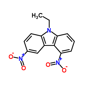 9H-carbazole,9-ethyl-3,5-dinitro-Structure,80776-37-0Structure 9H-carbazole,9-ethyl-3,5-dinitro- Structure,80776-37-0Structure