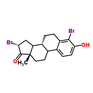 4,16A-dibromoestroneStructure,81072-41-5Structure 4,16A-dibromoestrone Structure,81072-41-5Structure