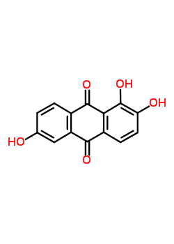 9,10-Anthracenedione,1,2,6-trihydroxy-Structure,82-29-1Structure 9,10-Anthracenedione,1,2,6-trihydroxy- Structure,82-29-1Structure