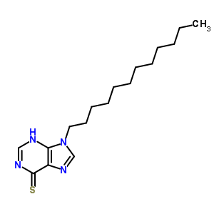 9-Dodecyl-3h-purine-6-thioneStructure,82191-96-6Structure 9-Dodecyl-3h-purine-6-thione Structure,82191-96-6Structure