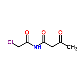 N-(2-氯乙?；?-3-氧代丁酰胺結(jié)構(gòu)式_82437-53-4結(jié)構(gòu)式