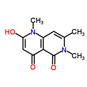 2-羥基-1,6,7-三甲基-1,6-萘啶-4,5-二酮結構式_82616-40-8結構式