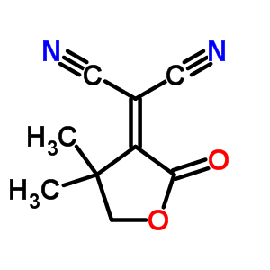 Propanedinitrile,2-(dihydro-4,4-dimethyl-2-oxo-3(2h)-furanylidene)-Structure,82698-94-0Structure Propanedinitrile,2-(dihydro-4,4-dimethyl-2-oxo-3(2h)-furanylidene)- Structure,82698-94-0Structure