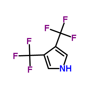 3,4-Bis(trifluoromethyl)-1h-pyrroleStructure,82912-41-2Structure 3,4-Bis(trifluoromethyl)-1h-pyrrole Structure,82912-41-2Structure