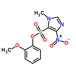 5-(2-Methoxyphenoxy)sulfonyl-1-methyl-4-nitro-imidazoleStructure,83498-83-3Structure 5-(2-Methoxyphenoxy)sulfonyl-1-methyl-4-nitro-imidazole Structure,83498-83-3Structure
