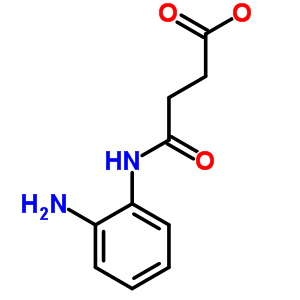N-(2-氨基苯基)-琥珀酰胺酸結構式_83549-10-4結構式