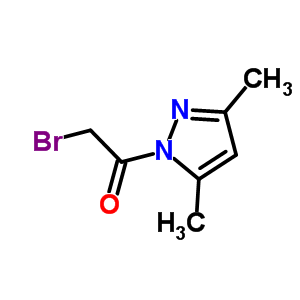 1H-Pyrazole, 1-(bromoacetyl)-3,5-dimethyl- (9ci)Structure,83612-48-0Structure 1H-Pyrazole, 1-(bromoacetyl)-3,5-dimethyl- (9ci) Structure,83612-48-0Structure