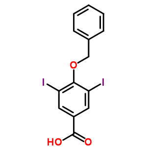3,5-Diiodo-4-phenylmethoxy-benzoic acidStructure,842-35-3Structure 3,5-Diiodo-4-phenylmethoxy-benzoic acid Structure,842-35-3Structure