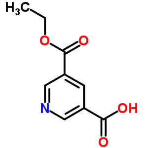 Pyridine-3,5-dicarboxylic acid monoethyl esterStructure,84254-37-5Structure Pyridine-3,5-dicarboxylic acid monoethyl ester Structure,84254-37-5Structure