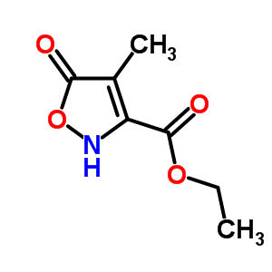 3-Isoxazolecarboxylicacid, 2,5-dihydro-4-methyl-5-oxo-, ethyl esterStructure,84280-59-1Structure 3-Isoxazolecarboxylicacid, 2,5-dihydro-4-methyl-5-oxo-, ethyl ester Structure,84280-59-1Structure