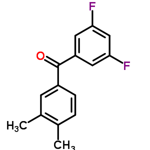 3,5-Difluoro-3,4-dimethylbenzophenoneStructure,844885-21-8Structure 3,5-Difluoro-3,4-dimethylbenzophenone Structure,844885-21-8Structure