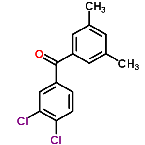 3,4-Dichloro-3,5-dimethylbenzophenoneStructure,844885-35-4Structure 3,4-Dichloro-3,5-dimethylbenzophenone Structure,844885-35-4Structure