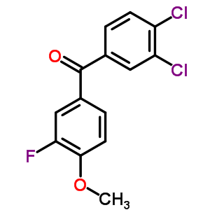 3,4-Dichloro-3-fluoro-4-methoxybenzophenoneStructure,844885-37-6Structure 3,4-Dichloro-3-fluoro-4-methoxybenzophenone Structure,844885-37-6Structure