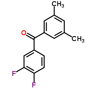 3,4-Difluoro-3,5-dimethylbenzophenoneStructure,845781-09-1Structure 3,4-Difluoro-3,5-dimethylbenzophenone Structure,845781-09-1Structure