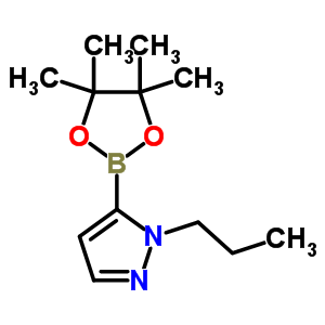 1-Propyl-5-(4,4,5,5-tetramethyl-1,3,2-dioxaborolan-2-yl)-1h-pyrazoleStructure,847818-76-2Structure 1-Propyl-5-(4,4,5,5-tetramethyl-1,3,2-dioxaborolan-2-yl)-1h-pyrazole Structure,847818-76-2Structure