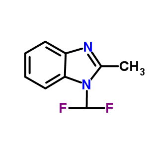 1H-benzimidazole,1-(difluoromethyl)-2-methyl-(9ci)Structure,84941-16-2Structure 1H-benzimidazole,1-(difluoromethyl)-2-methyl-(9ci) Structure,84941-16-2Structure
